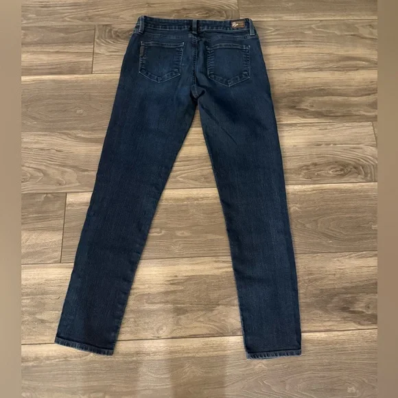 PAIGE Dark Blue Skinny Jeans - Picture 2 of 5